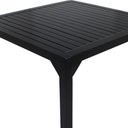 Ver imagem 2 de Mesa Quadrada Haiti 80cm Tampo Ripado em Alumínio Cozinha Edícula Trama Original