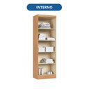 Ver imagem 5 de Guarda-roupa Modulado 2 Portas com Prateleiras Infinity