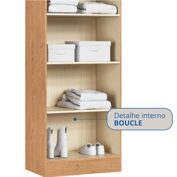 Guarda-roupa Modulado 2 Portas com Prateleiras Infinity - 6