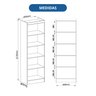 Guarda-roupa Modulado 2 Portas com Prateleiras Infinity - 3