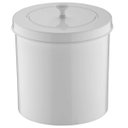 Ver imagem 1 de Lixeira com Tampa 5 Litros Branco Future