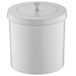 Lixeira com Tampa 5 Litros Branco Future