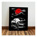 Ver imagem 5 de Kit 3 Quadro Jdm Kuruma Carro Supra Skyline Honda Mdf 28x20cm