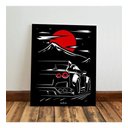 Ver imagem 3 de Kit 3 Quadro Jdm Kuruma Carro Supra Skyline Honda Mdf 28x20cm