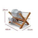 Ver imagem 2 de Kit Cozinha Escorredor de Madeira + Lixeira 5,4L + Dispenser - Stolf