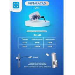 Relé Fotocélula Qualitronix Corujito Bivolt Qr51 - 6