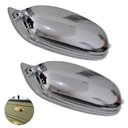Ver imagem 1 de Puxador Concha Cromado Stilo Gruppa 128mm 2 Unidades
