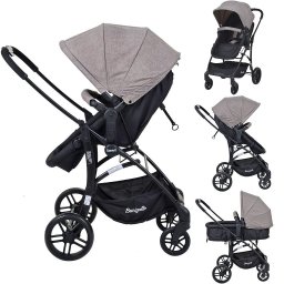 Carrinho Moises com Bebe Conforto Burigotto Convert Capuccino - 2