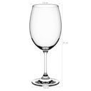 Ver imagem 3 de Jogo de Taças de Vinho Cristal 6 Peças Taças para Vinho 450ml Transparente Sense