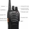 Kit 2 Radio Comunicador Walk Talk Baofeng Bf-777s com Fone - 5