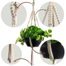 Suporte de Plantas em Macramê - Modelo: FIT-G - 1