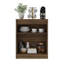 Ver imagem 5 de Aparador Buffet 60cm 2 Portas com Chave Multimóveis Cr50099 Nogal