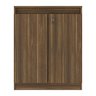 Aparador Buffet 60cm 2 Portas com Chave Multimóveis Cr50099 Nogal - 6