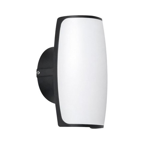 Arandela LED Pako 7W 3000k IP65 2 Fachos Luminaria de Parede Externa Nordecor ST3286 - Preto