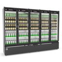 Ver imagem 1 de Auto Serviço Vanguard Extra Frio 5 Portas Vidro Aquecido Preto/branco Asvef5p 220v - Refrimate