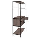 Ver imagem 6 de Guarda Roupa Closet 2 Gavetas 2 Nichos 1 Prateleira Madri 