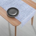 Ver imagem 4 de 1 Caminho Trilho Mesa Impermeável Pvc Florença Azul C 42x140