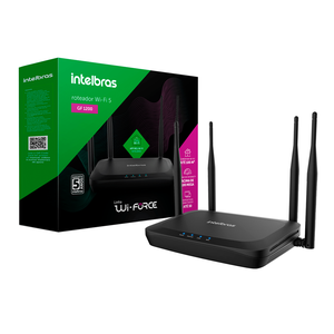 Roteador Wifi 5 Wireless Intelbras Wi-Force GF1200 Dual Band 2,4GHz E 5GHz Gigabit Plano Acima 100 M
