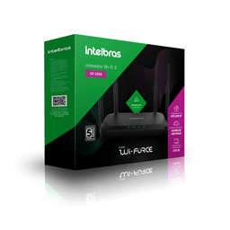 Roteador Wifi 5 Wireless Intelbras Wi-Force GF1200 Dual Band 2,4GHz E 5GHz Gigabit Plano Acima 100 M - 10