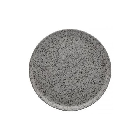 Prato Raso 26 Cm Cerâmica Flat Gray Oxford