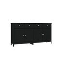 Ver imagem 2 de Aparador Buffet 4 Portas 4 Gavetas R-626