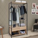 Ver imagem 2 de Guarda Roupa Closet 2 Gavetas 2 Nichos Madri