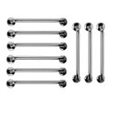 Ver imagem 1 de Barra de Apoio 60cm Aço Inox Kit 9 Unidades Suporte Idoso Gestante Criança Deficiente Segurança Banh