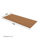 Ver imagem 2 de Tampo para Balcão de Cozinha Venaly 120cm Cinamomo - Móveis Henn