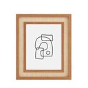 Ver imagem 3 de Porta-retrato em Mdf com Rattan para Fotos 25x20cm 13297 Mart