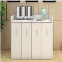 Ver imagem 4 de Armário Para Escritório 4 Gavetas Mdf Livros Sala Estante