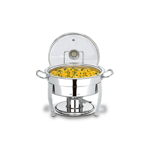 Rechaud Redondo Brinox Savoy 5 Litros 31 X 43 Cm Aço Inox