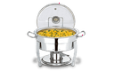 Ver imagem 1 de Rechaud Redondo Brinox Savoy 5 Litros 31 X 43 Cm Aço Inox
