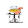 Rechaud Redondo Brinox Savoy 5 Litros 31 X 43 Cm Aço Inox - 3