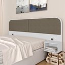 Ver imagem 2 de Cabeceira Suspensa Casal Amsterdã - Móveis Arapongas