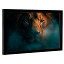 Ver imagem 1 de Quadro Decorativo Leão na Fumaça