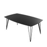 Mesa de Jantar Cerys 184 Cm - Preto Fosco - 2