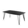 Mesa de Jantar Cerys 184 Cm - Preto Fosco - 1