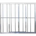 Ver imagem 1 de Vitro de Aluminio 2 Folhas com Grade Linha Leve:1,00 X 1,00/brilhante