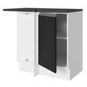 Ver imagem 7 de Balcão De Canto 100% Mdf 1 Porta Branco/preto