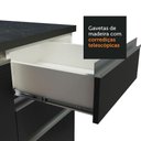 Ver imagem 6 de Balcão De Canto 100% Mdf 1 Porta Branco/preto