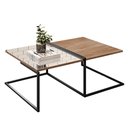 Ver mais imagens de Conjunto 3 Mesas Decorativas Estilo Industrial BP 15mm Demolição - Desk Design