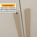 Ver imagem 6 de Guarda-Roupa 6 Portas com 5 Gavetas Internas 1 com Divisória e Maleiro Estrela RV Móveis Marrom/Cinamomo/Off White