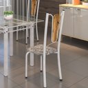 Ver imagem 2 de Kit 4 Cadeiras Tubulares Júlia Branco/Pérola/Cisal