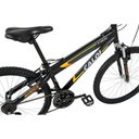 Ver imagem 2 de Bicicleta MTB Caloi TRS Aro 26 - Susp Dianteira - 21 Vel - Preto Fosco