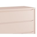 Ver imagem 4 de Cômoda Gaveteiro Théo New Rosa Fosco com Natural - MoveisAqui