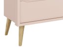 Ver imagem 3 de Cômoda Gaveteiro Théo New Rosa Fosco com Natural - MoveisAqui