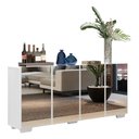 Ver imagem 1 de Aparador Buffet com Espelho Multimóveis Vegas com 4 Portas FG3560 Branco