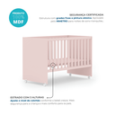 Ver imagem 5 de Berço Mini Cama 3 em 1 Americano 100% MDF Helena