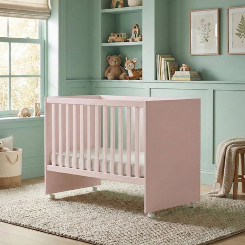 Berço Mini Cama 3 em 1 Americano 100% MDF Helena