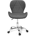 Ver imagem 2 de Cadeira Slim Office Estofada Base Giratória Cromado